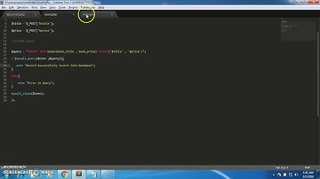 PHP Mysql and Bootstrap Crud Application Insert Record Into Database Part 5