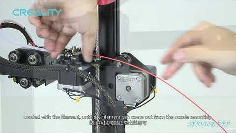 Service tutorial Ender - 2 Pro clean the nozzle with needle and replace the nozzle