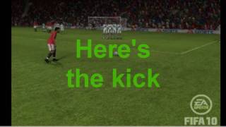 How to do an over the wall free kick in fifa 10