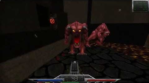 Doom II: Alien Vendetta MAP01 (with mods)