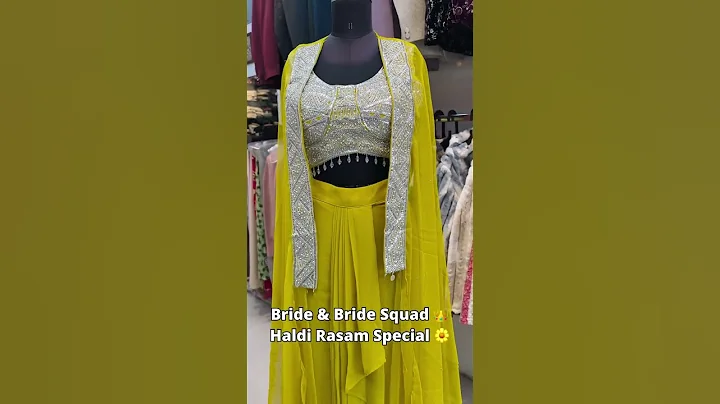 💛 Haldi Outfit That Looks EXPENSIVE 😳 | Budget Haldi Dress for Bride & Bride Squad