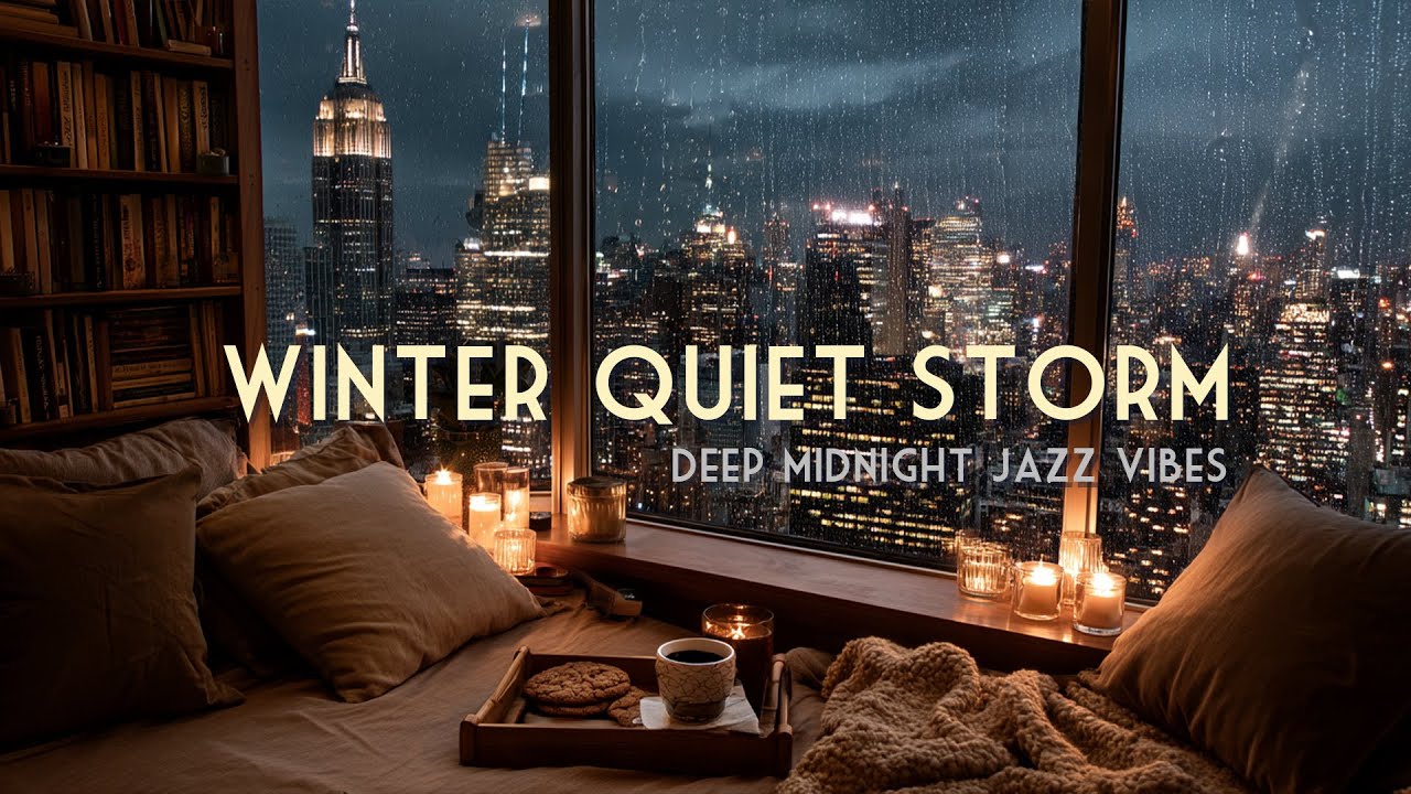Winter Quiet Storm 🌃 Deep Midnight Jazz Vibes
