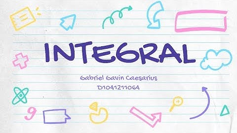 Video Pembelajaran Materi Integral