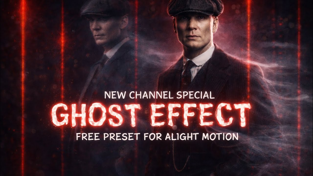 This Ghost Effect Preset Is Insane 👻 | Alight Motion Typography 