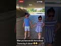 Evelyn and Amber summer walk #shorts #funny #viral #youtube #family #funnyvideo