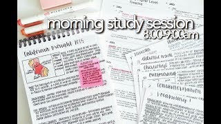 Morning Study With Me || revisign