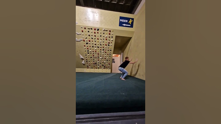 Freerunning in bloudering gym 😋