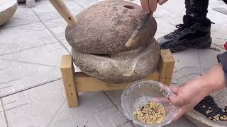 Make stone mill with Stone,Handmade stone mill collection