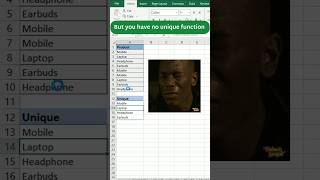 If you have no unique function Learn advanced way to find unique in Excel