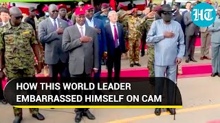 South Sudan Pres Wets Himself On Live Tv Video Goes Viral Watch
