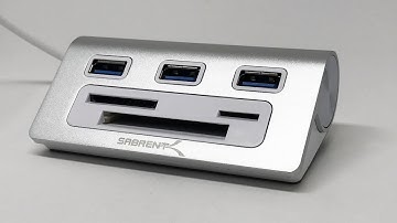 Sabrent 3 Port USB 3.0 Hub with CF/SD/TF Card Reader