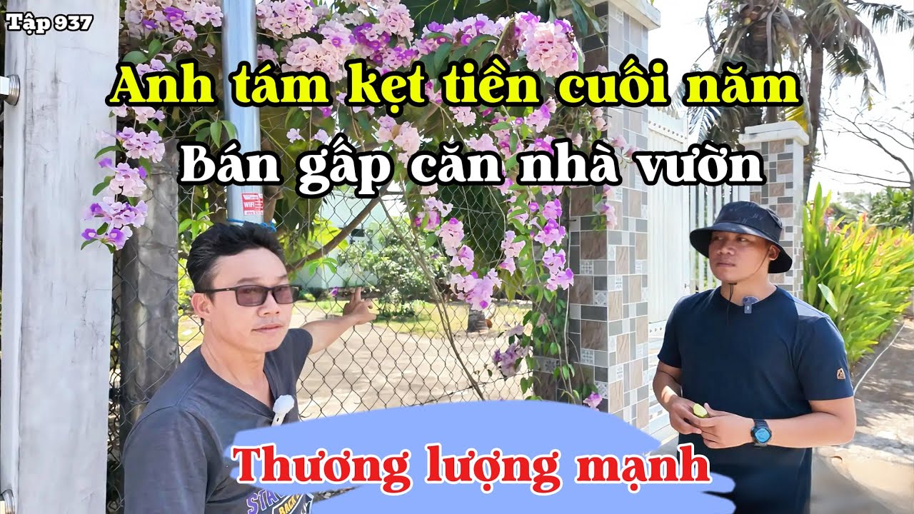 Bán đất Tân An gần trung tâm – đường xe hơi, xây ở ngay | TẬP 937 NHÀ VƯỜN ĐẸP ĐỨC NHÂN