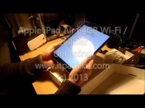 IT Paukku Unboxing Apple iPad Air 64GB Wi-Fi Cellular IT Paukku Unboxing Apple iPad Air 64GB Wi-Fi Cellular