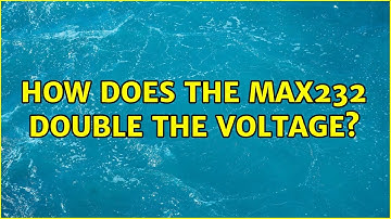 How does the MAX232 double the voltage? (2 Solutions!!)