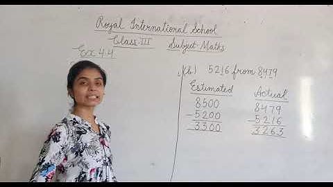 Class III Maths Exercise 4.4