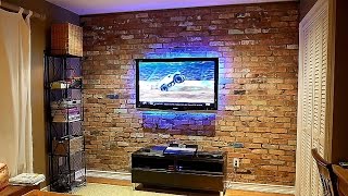 How To Build An Exposed Brick Veneer On An Interior Wall