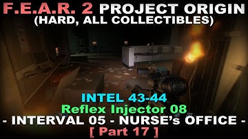 FEAR 2: Project Origin Walkthrough part 17 ( Hard, 100% collectibles, No commentary ✔ ) Nurse Office