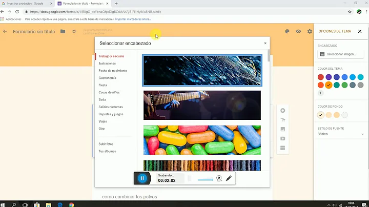 como elaborar un formulario de google _cristel mar...