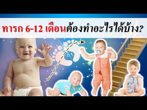 พัฒนาการทารก : วัยทารก 6-12 เดือน ต้องทำอะไรได้บ้าง? | พัฒนาการเด็กทารก | เด็กทารก Everything