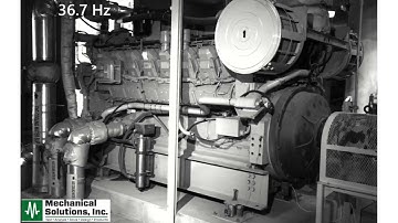 Industrial Engine’s Imperceptible Movement Detected with VibVue® Version 4.0 Motion Magnification