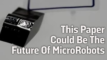 This Tiny Piece Of Paper Could Be the Future of MicroRobots and Artificial Muscles