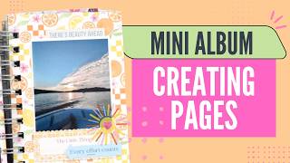 How to Create Mini Album Pages -  Pinkfresh Studio Crafted Moments