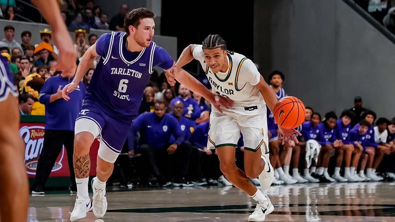 Баскетбол Baylor (M): Кэмерон Карр (27 очков) Лучшие моменты матча против Tarleton State | 14 ноя...