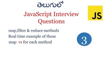 Javascript interview questions | map filter reduce in javascript | for each method in javascript