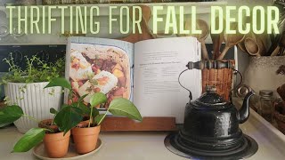 THRIFT WITH ME FOR FALL INSPIRED DECOR 2022 || VINTAGE NEUTRAL AESTHETIC