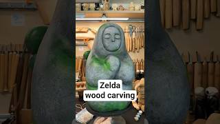 Zelda Fans Rejoice! Wood Carver’s Biggest Project—Goddess Statue with Perfect Restoration～ #wood