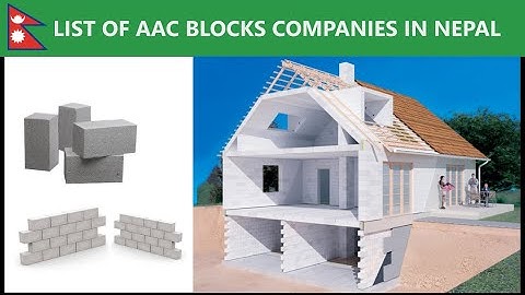 LIST OF AAC BLOCKS COMPANIES IN NEPAL || 2021 || PRICE || SIZE