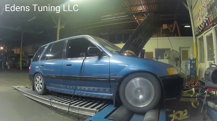 B20vtec Wagovan on the dyno