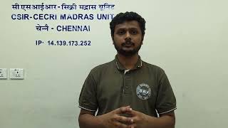 Self Introduction for TCS Research Scholar Program