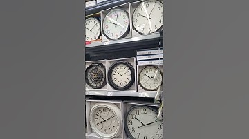 Clocks at Walmart