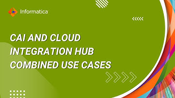 Informatica Cloud Application Integration and Cloud Integration Hub Combined Use Cases