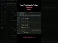 Season 1 Lesson 18 Part 1   Your First Steps in Python Tuples as Keys