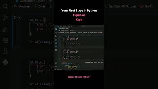 Season 1 Lesson 18 Part 1   Your First Steps in Python Tuples as Keys