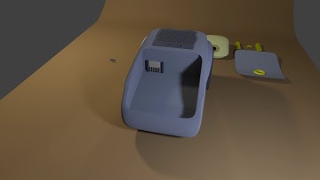 3D Model animation - Vacuum Cleaner