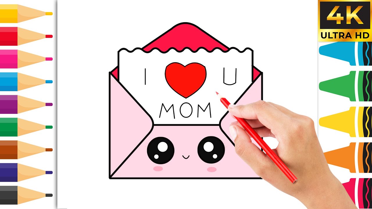 How to Draw a Cute Father's Day Card 👨‍👧 | Easy Drawing for Kids - YouTube