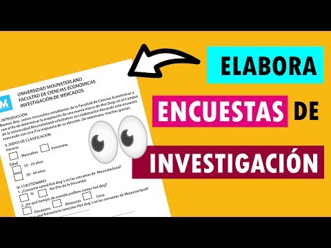 Vídeo: Com Redactar Una Enquesta