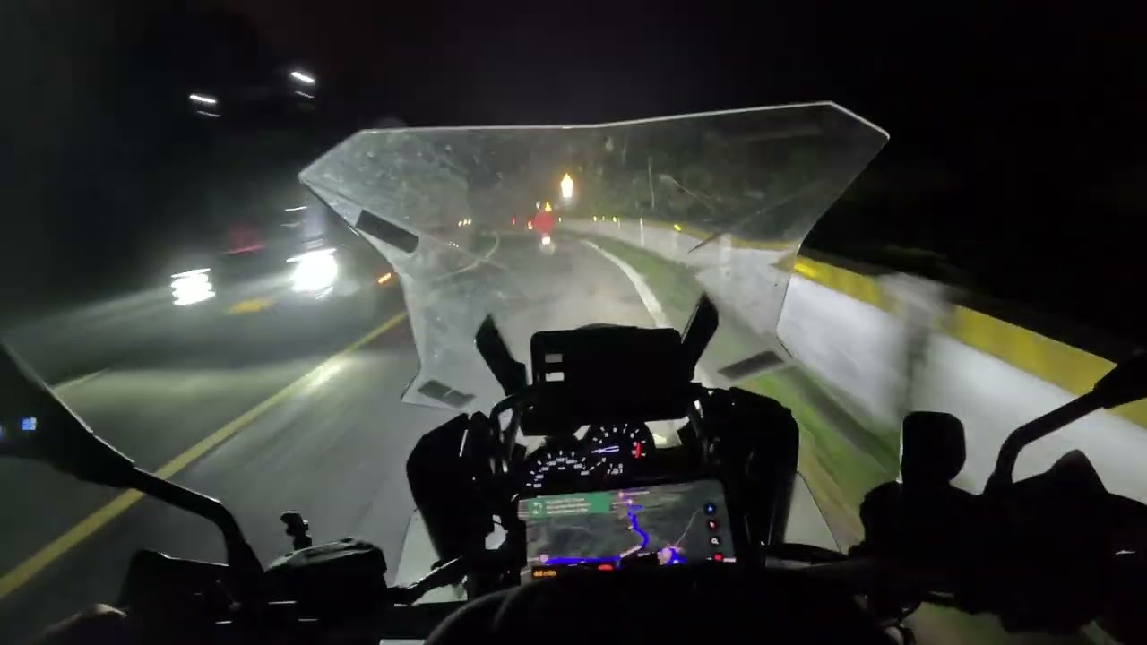 Hai Van pass by night | 2016 BMW R1200 GS Adventure