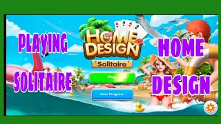 Playing Solitaire Home Design @BhellMixVlog screenshot 4