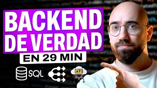 Everything you need to know about Backend Development in 29 minutes