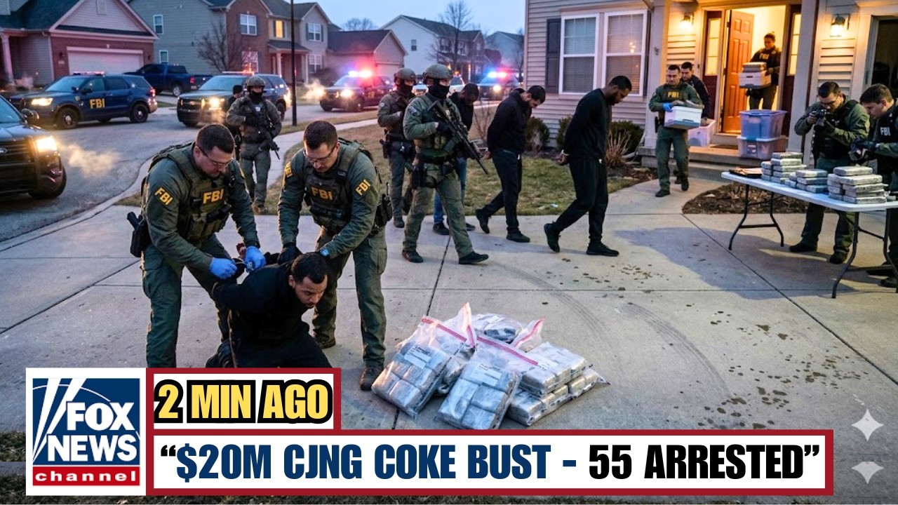 55 Dealers Arrested After FBI & SWAT Team Smashed $20M CJNG Cocaine Network