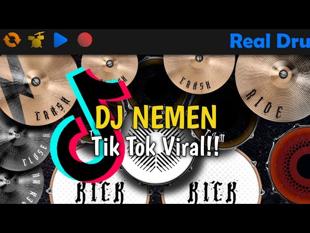 DJ NEMEN SLOW - TIK TOK VIRAL | REAL DRUM COVER class=