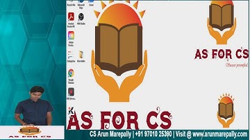 CHAPTER-2 DEMO 3 #CSPROFESSIONAL #DRAFTING PLEADINGS AND APPEARANCES #ARUN MAREPALLY #ASFORCSCLASSES