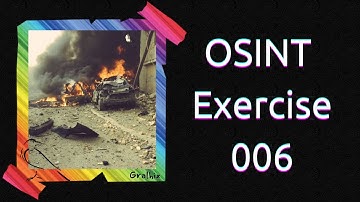OSINT Exercise 006 | Solution and full walkthrough