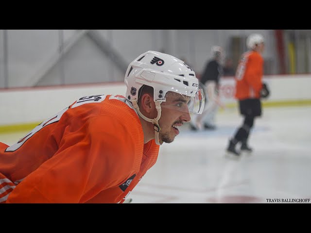 NHL Training Camps Day 9: Flyers' Hart exits practice early, Hyman