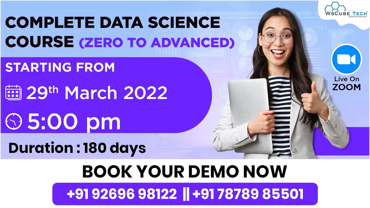 Online Data Science Course for Professionals [2022] | Starting From 29th March - WsCube Tech