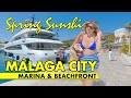 Mlaga city marina walk  may 2024  costa del sol spain immersive virtual tour